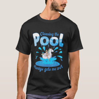 Service technician maintenance and swimming pool c T-Shirt