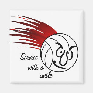 Service With A Smile Magnet