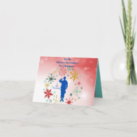 Serviceman Folded Greeting Card
