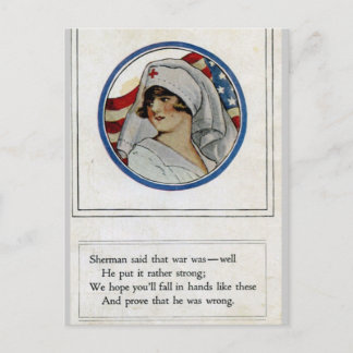 Serviceman/Nurse Postcard