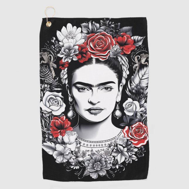 serviette de golf Frida Kahlo Towel (Front)