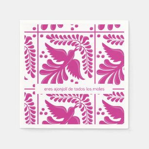 servilleta de papel diseño mexicano napkin