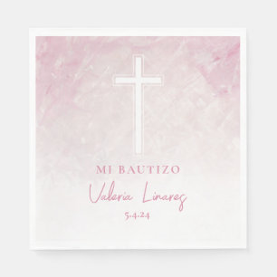 Servilletas Mi Bautizo Rosita Spanish Napkins