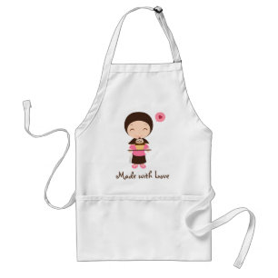 Serving Cake*Made With Love Apron