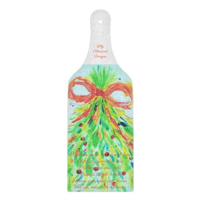 Serving Paddle Chopping Board (Front)