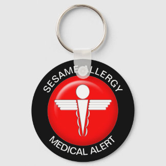 Sesame Allergy Key Chain