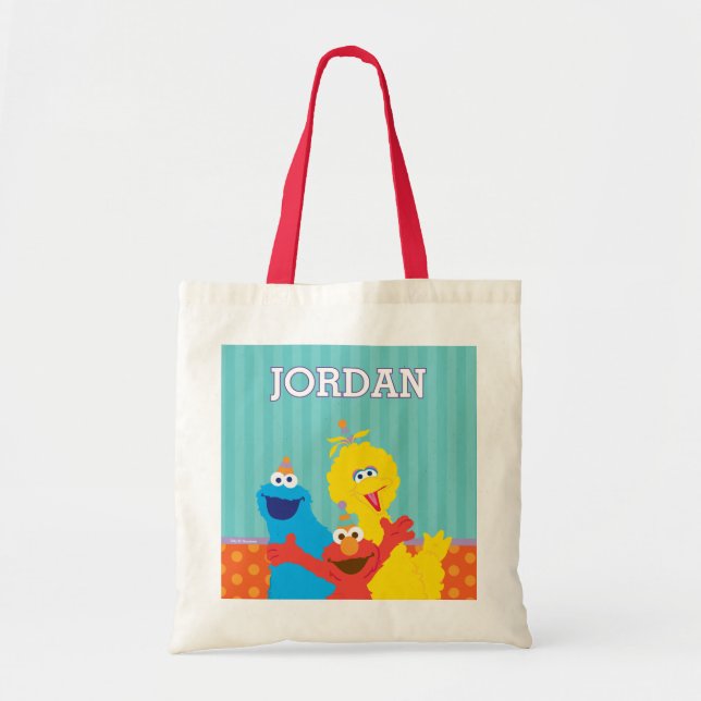 Sesame Pals Birthday Party Tote Bag (Front)