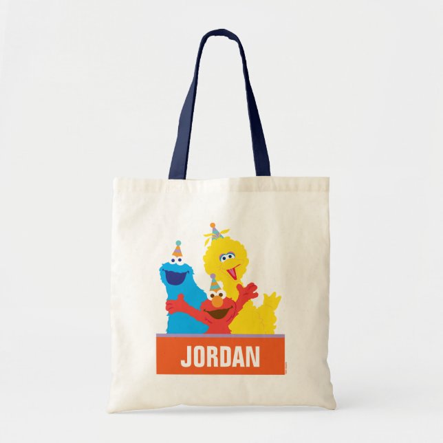 Sesame Pals Birthday Party Tote Bag (Front)