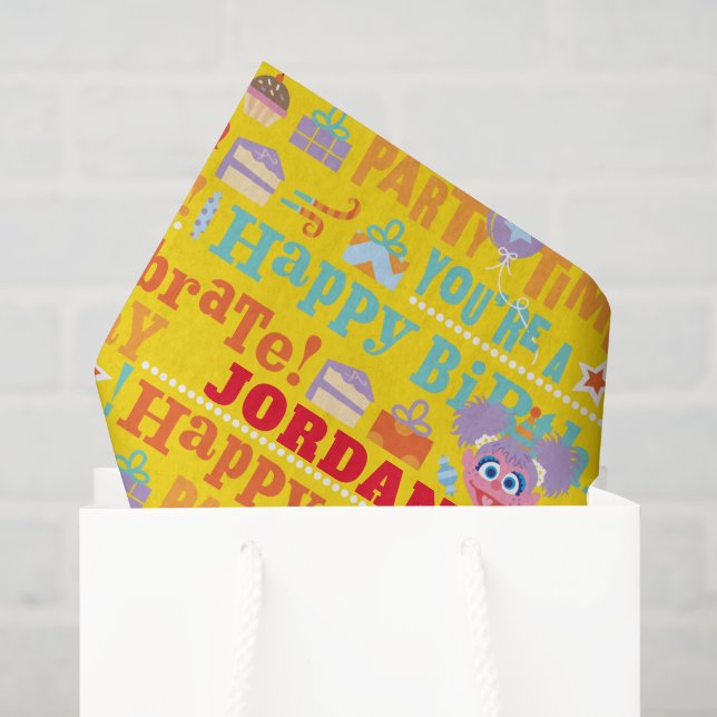 Sesame Pals Celebration Pattern Tissue Paper (Gift Bag)