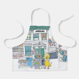 Sesame Pals Doodley Graphic Apron