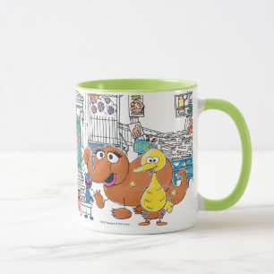 Sesame Pals Doodley Graphic Mug