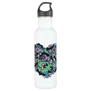 Sesame Sesame Count von Count Doodle Heart 710 Ml Water Bottle
