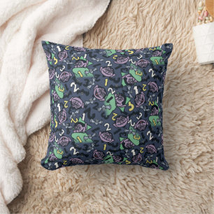 Sesame Sesame   Count von Count Doodle Pattern Cushion