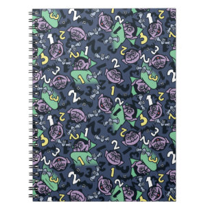 Sesame Sesame   Count von Count Doodle Pattern Notebook