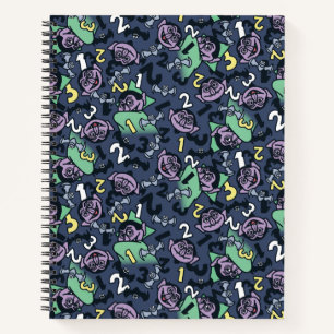 Sesame Sesame   Count von Count Doodle Pattern Notebook