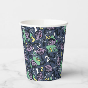 Sesame Sesame   Count von Count Doodle Pattern Paper Cups