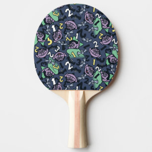 Sesame Sesame Count von Count Doodle Pattern Ping Pong Paddle