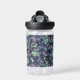 Sesame Sesame Count von Count Doodle Pattern Water Bottle