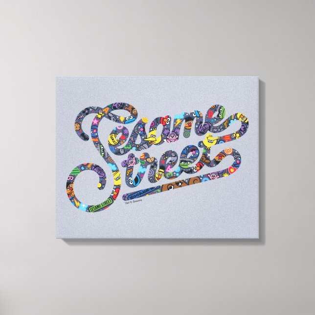 Sesame Sesame | Doodle Logo Canvas Print (Front)