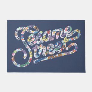 Sesame Sesame   Doodle Logo Doormat