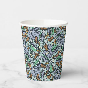 Sesame Sesame   Oscar the Grouch Pattern Paper Cups