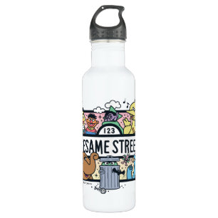 Sesame Sesame   Sesame Pals Doodle Sign 710 Ml Water Bottle