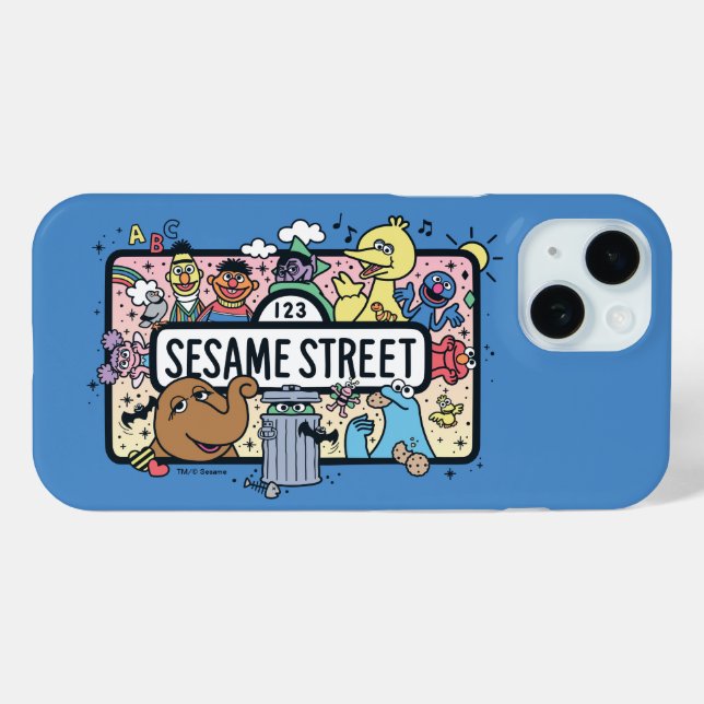 Sesame Sesame | Sesame Pals Doodle Sign Case-Mate iPhone Case (Back (Horizontal))