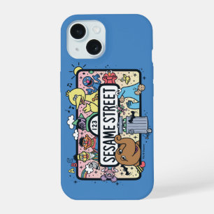 Sesame Sesame Sesame Pals Doodle Sign iPhone 15 Case