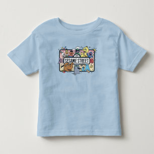 Sesame Sesame Sesame Pals Doodle Sign Toddler T-Shirt