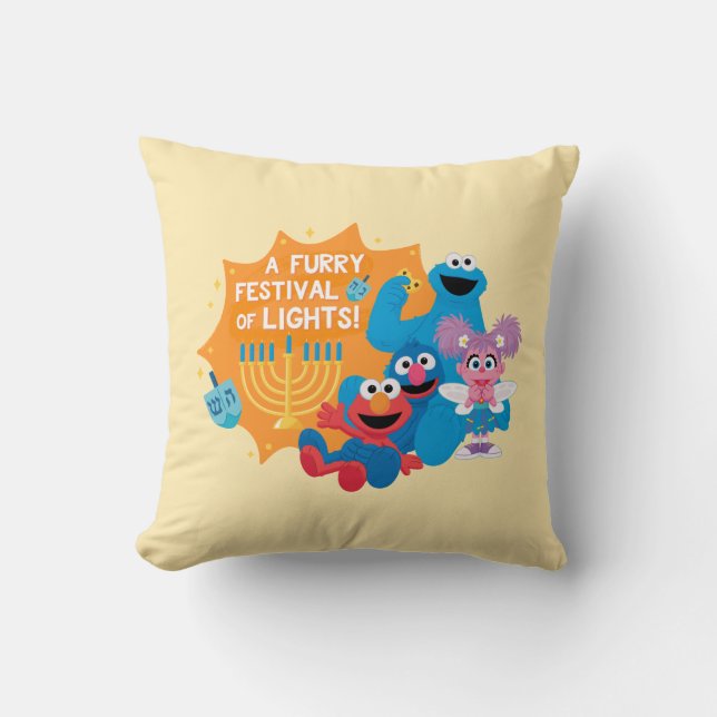 Sesame Street | A Furry Festival of Lights! Cushion (Front)