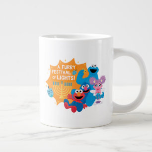 Sesame Street   A Furry Festival of Lights! Large Coffee Mug