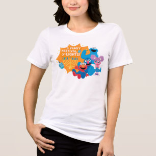 Sesame Street   A Furry Festival of Lights! Tri-Blend Shirt
