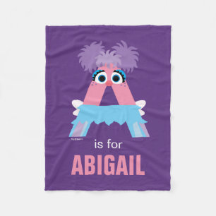 Sesame Street   A is for Abby Fleece Blanket