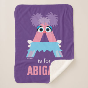 Sesame Street   A is for Abby Sherpa Blanket