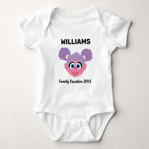 Sesame Street Abby Cadabby Family Vacation Baby Bodysuit