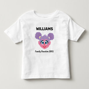 Sesame Street Abby Cadabby Family Vacation Toddler T-Shirt