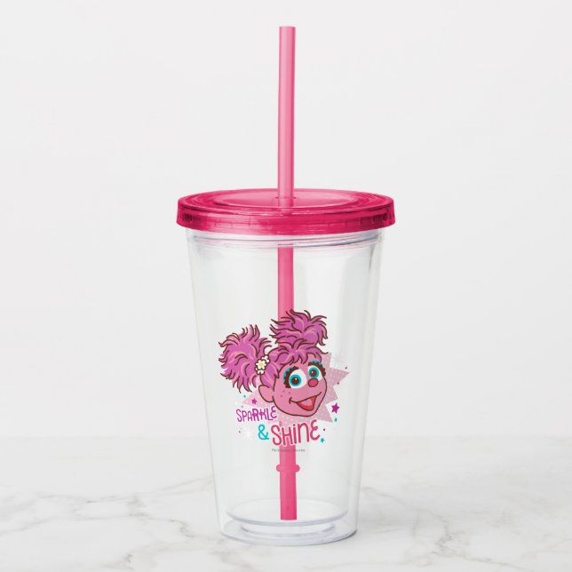 Sesame Street | Abby Cadabby - Sparkle & Shine Acrylic Tumbler (Front)