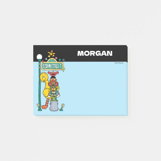 Sesame Street | Add Name Post-it Notes (Front)