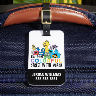 Sesame Street Add Your Name Luggage Tag