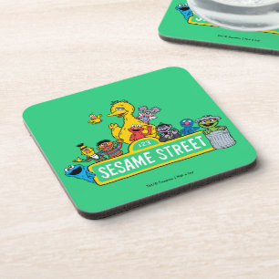 Sesame Street All Around the Sesame Street Sign Coaster