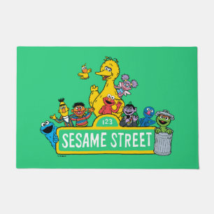 Sesame Street All Around the Sesame Street Sign Doormat