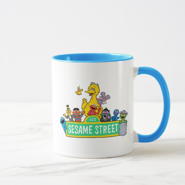 Sesame Street | All Around the Sesame Street Sign Mug (Right)