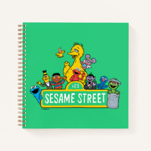 Sesame Street All Around the Sesame Street Sign Notebook