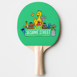 Sesame Street All Around the Sesame Street Sign Ping Pong Paddle