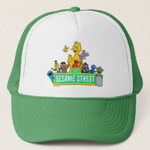 Sesame Street All Around the Sesame Street Sign Trucker Hat
