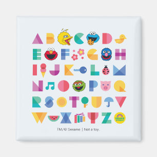 Sesame Street Alphabet Magnet