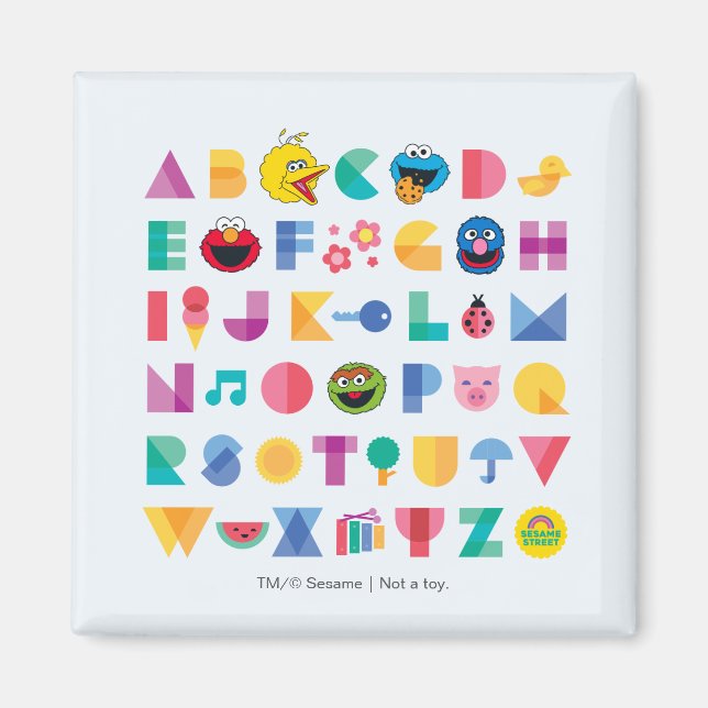 Sesame Street Alphabet Magnet (Front)