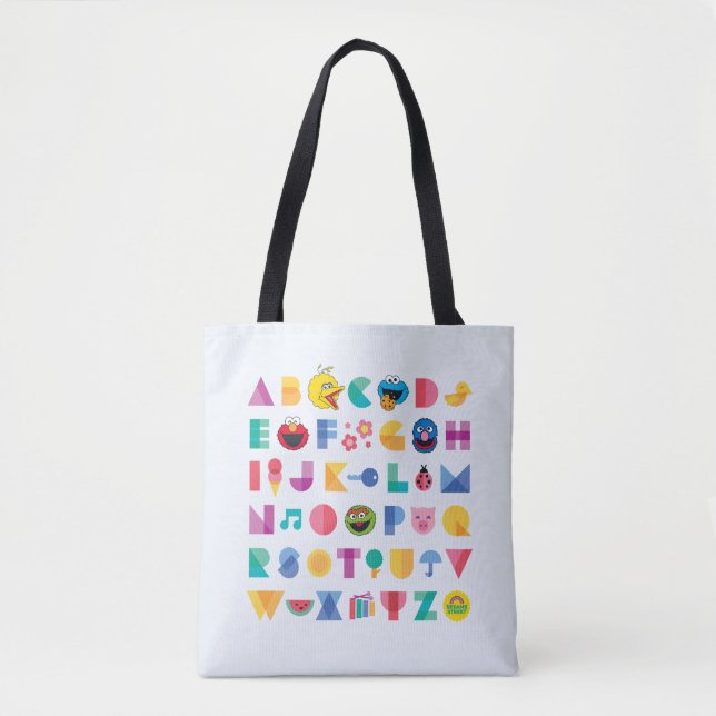 Sesame Street Alphabet Tote Bag (Front)