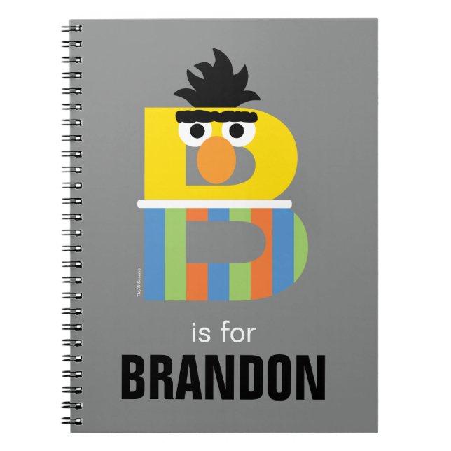 Sesame Street | B is for Bert Notebook (Front)