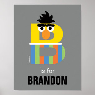 Sesame Street   B is for Bert Poster